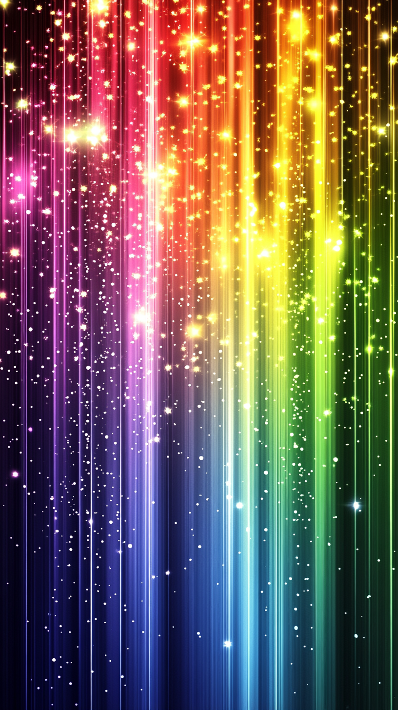 A vibrant glitter wallpaper bursting with colors, designed for iPhones and other smartphones. This eye-catching background adds a joyful shimmer, perfect for those seeking free aesthetic or cute iPhone wallpapers. Download it in high definition from pafwallpapers.com to refresh your device with this festive design.