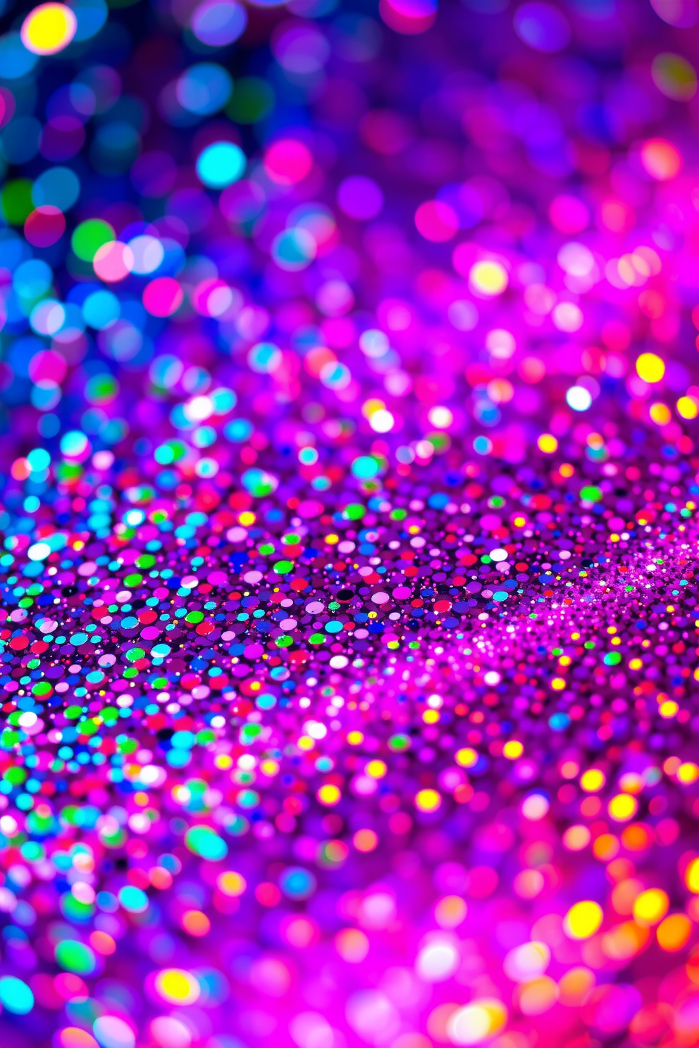 A vibrant glitter wallpaper that shimmers in a spectrum of colors, creating a lively atmosphere. Ideal for those seeking free phone wallpapers, this aesthetic design is available for download at pafwallpapers.com, providing cozy decor inspirations that will enhance your phone