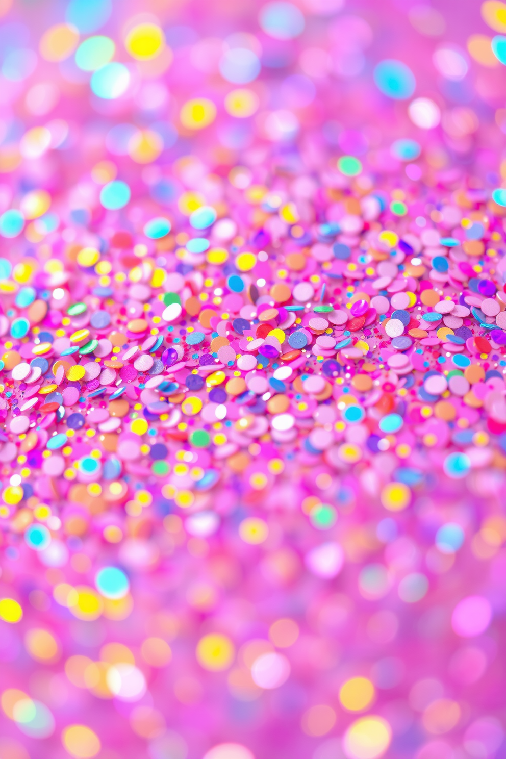 A vibrant multicolored glitter wallpaper that brightens up phone screens with dazzling sparkles, perfect for aesthetic lovers. This unique design is available as a free download on pafwallpapers.com, making it a great option for those seeking inspiring phone backgrounds.