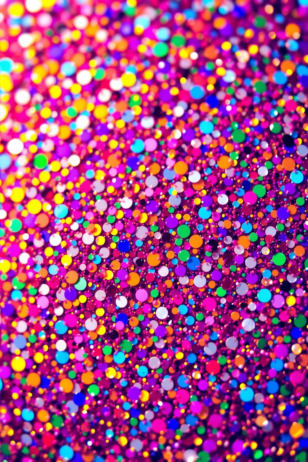 A vibrant glitter wallpaper for iPhones, showcasing a dynamic blend of colors and shimmering flecks. This eye-catching design serves as a free 4K HD background available at pafwallpapers.com, perfect for adding a cute and aesthetic touch to your phone.