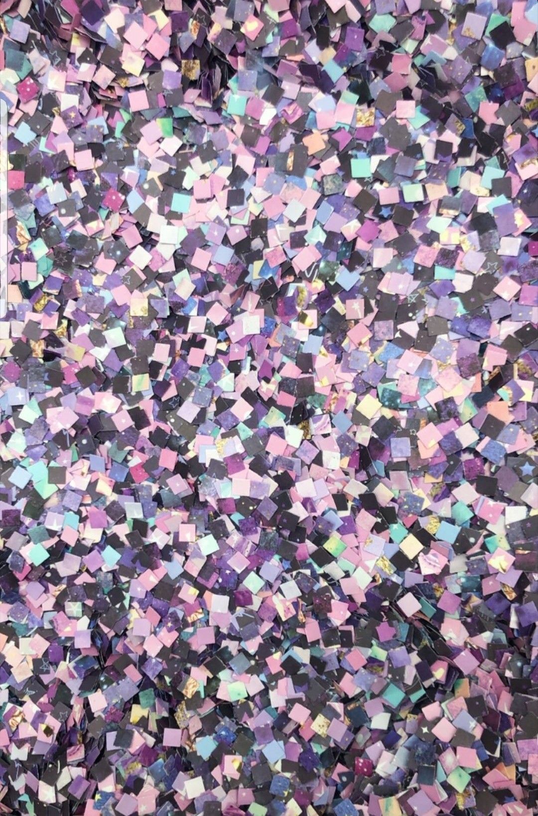 A glittery and colorful wallpaper featuring confetti and fabric ideas, perfect for art journal inspiration. This cute and aesthetic design is available as a free download for iPhone and Android users at pafwallpapers.com, making it a stylish choice to brighten up your phone screen.